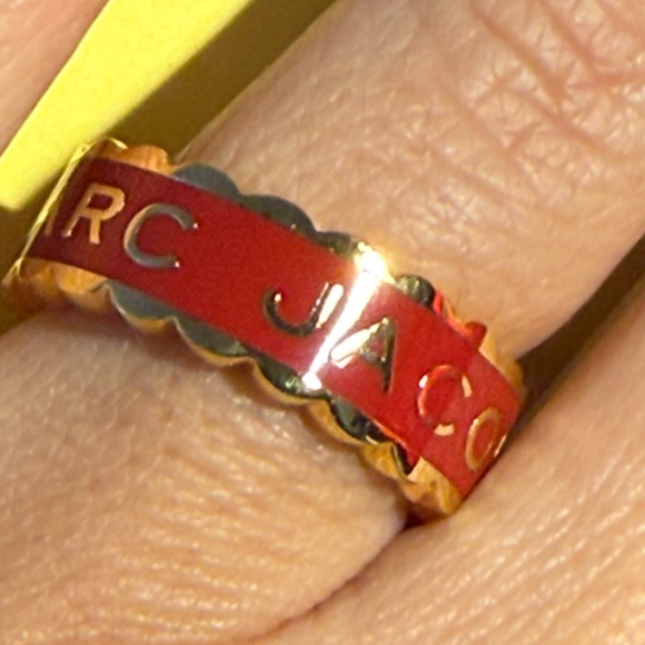Marc Jacobs Red and Gold Ring - Picture 3 of 4
